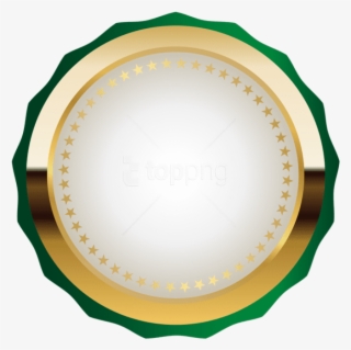 Free Png Download Seal Badge Green Gold Clipart Png - Badge Images Png #9319206