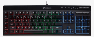 K55, Rgb Led, Wired Usb, Black, Gaming Keyboard - Corsair K55 Rgb Gaming Keyboard #9319968