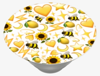 Yellow Emoji, Popsockets - Heart #9320826