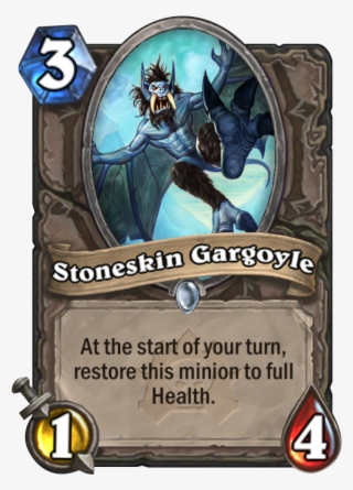 Stoneskin Gargoyle - Hearthstone Charge Divine Shield #9321283