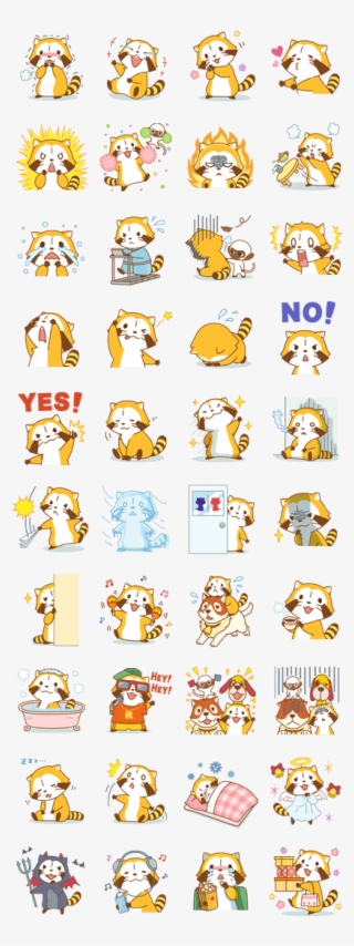 Racoon, Line Sticker, Printable Stickers, Woodland - Tom And Jerry Stickers Telegram #9321677