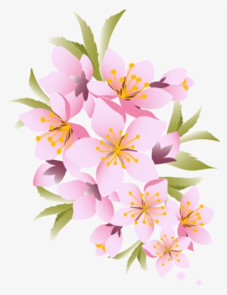 Tubes Fleurs - 春 花 イラスト 無料 #9322466