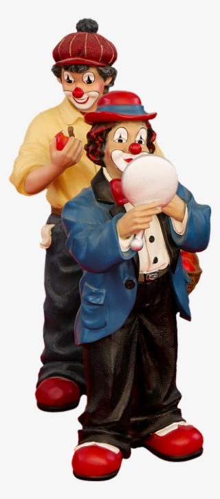 Figure, Clown, Porcelain, Musical Clown, Cheerful - Clown Figuren Porzellan #9322500