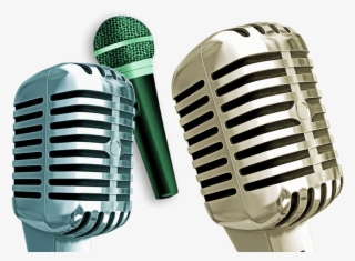 Human Voice Google Play Youtube Over Voiceover - Old Microphone #9324156