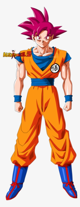 Goku Super Saiyan God By Alexiscabo1 - Goku Ssj God Alexis Cabo 1 #9325212