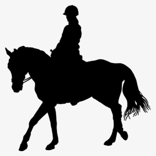 Horse And Rider Silhouette - Rider Silhouette #9326047