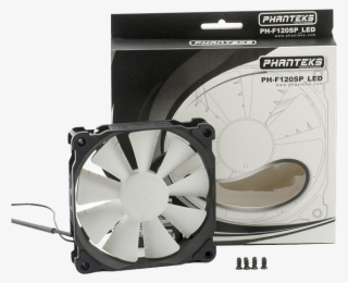 Phanteks 1300rpm Blades 120mm Case Fan Blue Led With - Phanteks Ph F120sp Black White Led 120mm #9327228