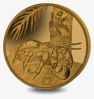 2018 British Indian Ocean Territory Coconut Crab Golden - Coin #9327471