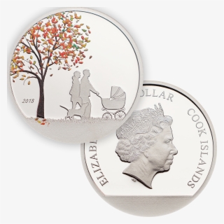 Cook Islands - 2018 - 1 Dollar - Indian Summer Globe - Snow Globe Coin #9327474