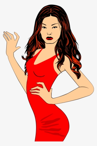 Big Image - Desenho De Mulher De Cabelo Vermelho #9329315