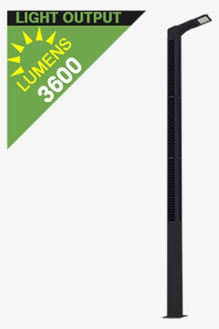 Sl21 Solar Icon2 Led Street Light - Square Street Light Pole #9329403