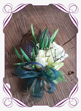 Ladies Silk Artificial Pinned Or Wrist Corsage With - Bouquet #9329878