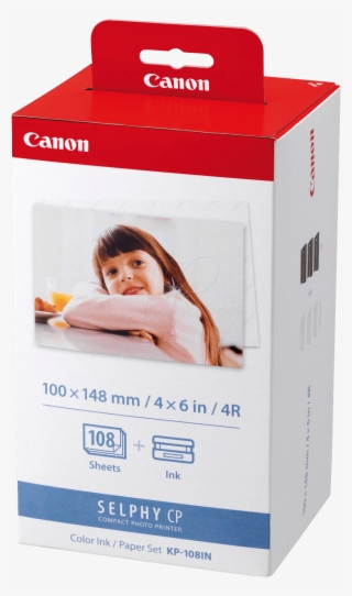 108 Sheets Of Paper, 10 X 15 Cm, Including Colour Cartridge - Canon Kp 108 #9330173