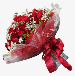 Bunch Of 25 Red Roses - Bouquet #9331423