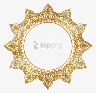 Free Png Round Photo Frame Png Image With Transparent - Golden Round Frame Png #9331426