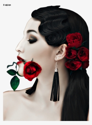 Női Png Képek-2 - Garden Roses #9332003