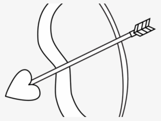 Arrow Clipart Valentines - Arrow Black And White Clipart #9332641