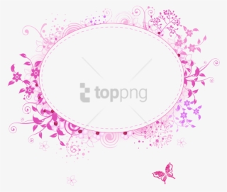 Free Png Transparent Flower Frame Png Image With Transparent - Pink Flower Png Frame #9333040 Free Png Transparent Flower Frame Png Image With Transparent - Pink Flower Png Frame #9333040