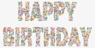 This Free Icons Png Design Of Prismatic Happy Birthday #9333124