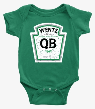 Wentz Qb Label Infant Bodysuit - Funny Shirts For Baby #9334042