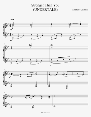 Stronger Than You - Sheet Music #9334076