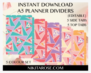 A5 Dividers - Color #9334115