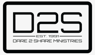 Dare 2 Share Logo - Black-and-white #9334686