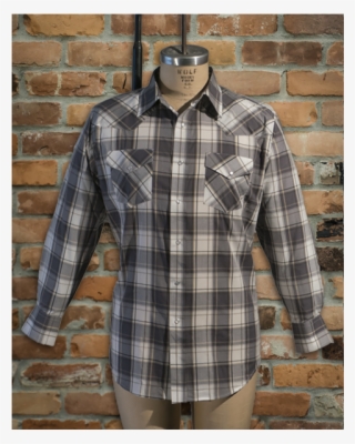 Men's Long Sleeve Plaid Shirt • I30d02r-35 - Plaid #9334938