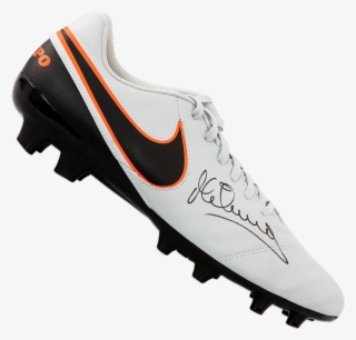 Michael Owen Signed Grey Nike Tiempo Boot - Nike Tiempo #9335059