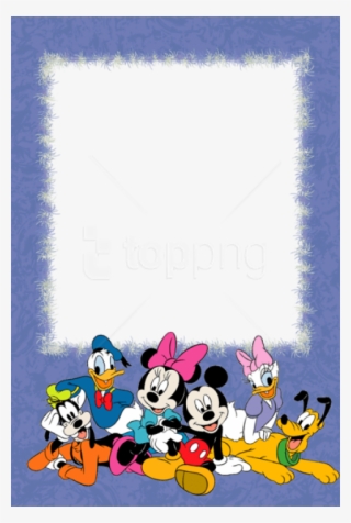 Free Png Purple Png Kids Photo Frame With With Disney - كروت اطفال #9336019