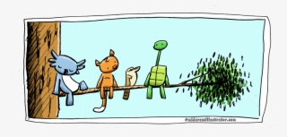 Cute Australian Wildlife Illustration For World Habitat - Cute Australian Animals Cartoon #9336374