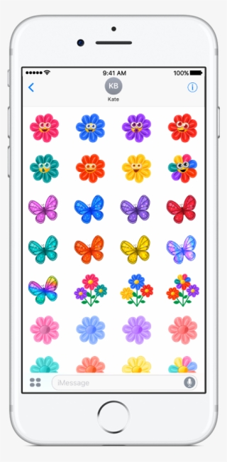 Flowers And Butterflies Sticker Pack Available On The - Designclaud Plusjes Grafische Poster Interieur Poster #9336542