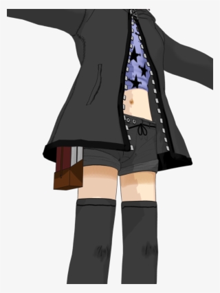 Hands And The Initial Coat Mesh Came From Aiko Len - Cartoon #9337539