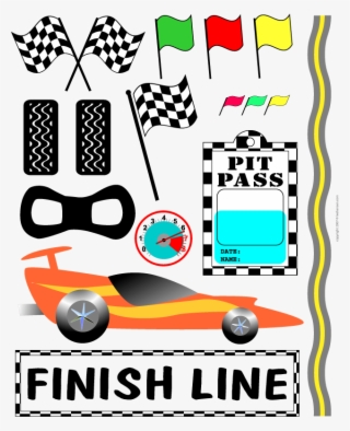 Racing Clipart Happy Birthday - Kids Race Car Clipart #9338781