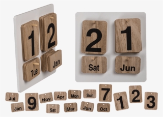 Details About New Wooden Calendar Date Indoor Home - Perpetual Calendar #9338811