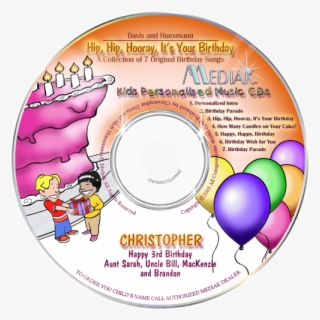 Personalized Hip-hip Hooray It's Your Birthday Music - Birthday Songs #9338816