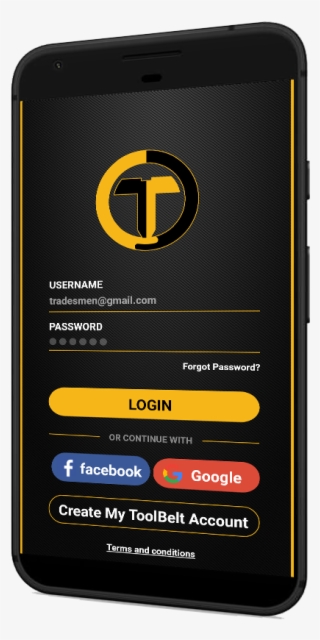Login Screen App - Smartphone #9340136