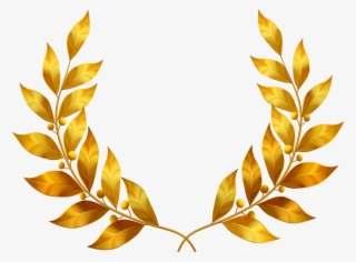 Leaf Crown Png - Golden Leaves Clip Art #9341302