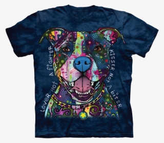 Pit Bull Lover Not Fighter - Tie Dye Pitbull T Shirts #9341491