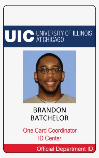 Employee Id Badge Design - Uic Id Card #9342364