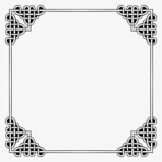 Borders And Frames Celts Celtic Knot Picture Frames - Illuminated Manuscript Borders Png #9343510