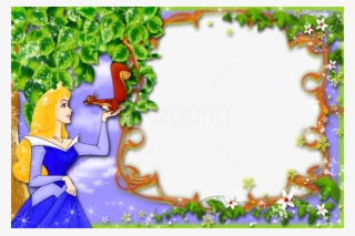 Free Png Best Stock Photos Kidsframe With Princess - Disney Picture Frames Png #9345239