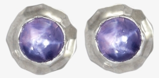 Star Purple Sapphire Earrings #9345919