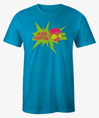 Mass Mental T-shirt "alien Logo" - Camisetas De Cumpleaños Enero #9346357