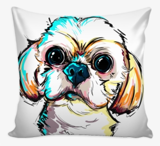 Shih Tzu Pillow Cover - My Gorgeous Girlfriend Pillow #9346856