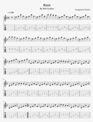 "rain" By Rob Scallon - Sweater Weather Max And Alyson Piano #9347316