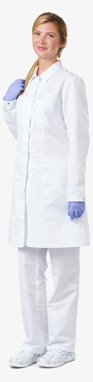Ladies Lab Coat - Venkaiah Naidu Png #9348422