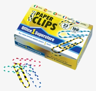 O1s Zebra Paper Clips 33mm, 100 Pcs/printed Box - Office 1 Superstore #9349693