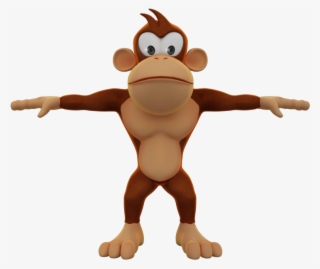Cartoon Monkey Fotos - Monkey 3d Png #9350672