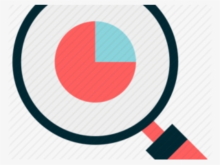 Graph Clipart Magnifying Glass - Circle #9351119